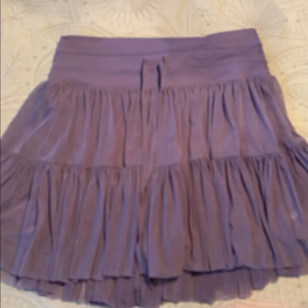 POPFLEX Blue Mist Layered Mesh Skirt - Picture 3 of 6